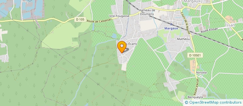 localisation de l'entreprise MADAME CELINE BESSON  MARGAUX-CANTENAC