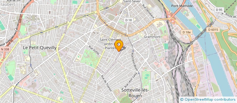 localisation de l'entreprise MADAME CELINE BETHUNE à ROUEN