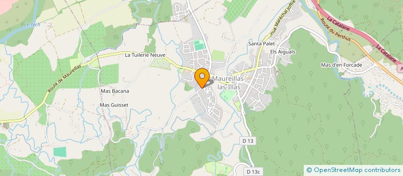 localisation de l'entreprise MADAME CELINE BETSCH  MAUREILLAS-LAS-ILLAS