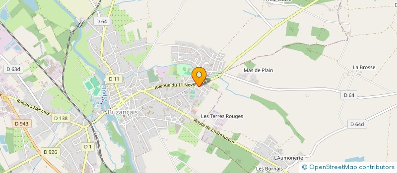 localisation de l'entreprise MADAME CELINE BEUNE à BUZANCAIS