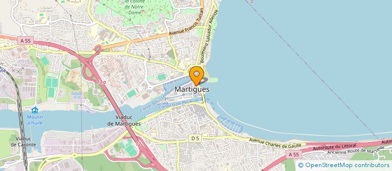 localisation de l'entreprise MADAME CELINE BEZOUZOU à MARTIGUES