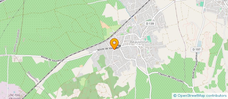 localisation de l'entreprise MADAME CELINE BIDOS  BEAUVOISIN