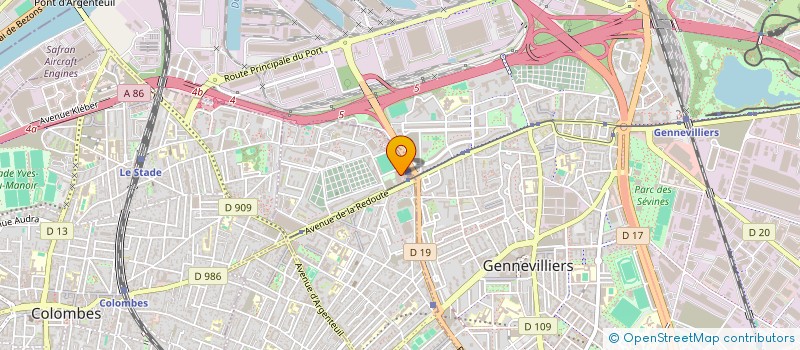 localisation de l'entreprise MADAME CELINE BIEN  ASNIERES-SUR-SEINE