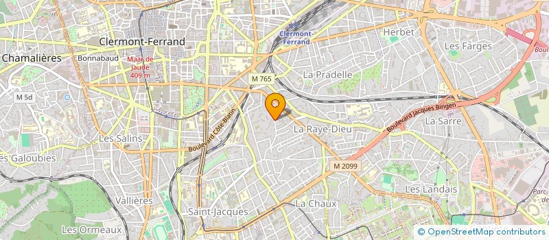 localisation de l'entreprise MADAME CELINE BIENAIME  CLERMONT-FERRAND