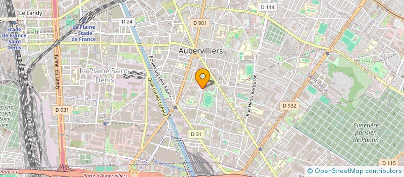 localisation de l'entreprise MADAME CELINE BIHARY à AUBERVILLIERS
