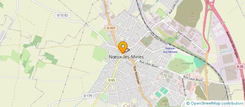 localisation de l'entreprise MADAME CELINE BILLARD  NUX-LES-MINES