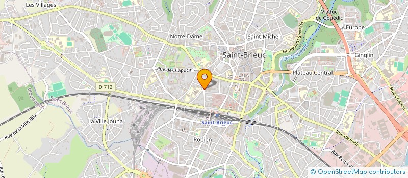 localisation de l'entreprise MADAME CELINE BILLAUT à SAINT-BRIEUC