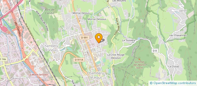 localisation de l'entreprise MADAME CELINE BILLON  CHAMBERY