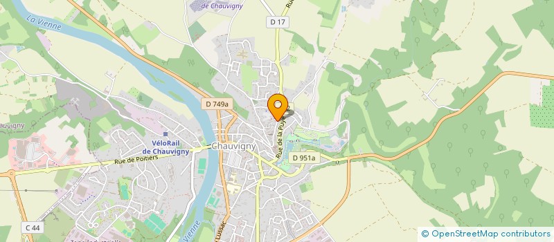 localisation de l'entreprise MADAME CELINE BIREMBAUX  CHAUVIGNY