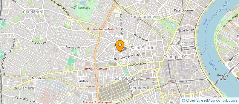 localisation de l'entreprise MADAME CELINE BIROT à BORDEAUX