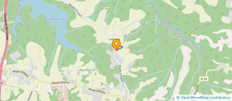 localisation de l'entreprise MADAME CELINE BISBAU  SAINT-MARTIN-DE-SEIGNANX