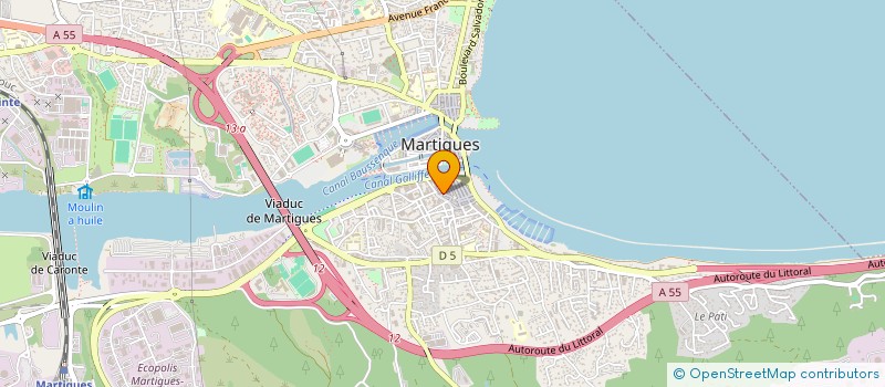 localisation de l'entreprise MADAME CELINE BISIO à MARTIGUES