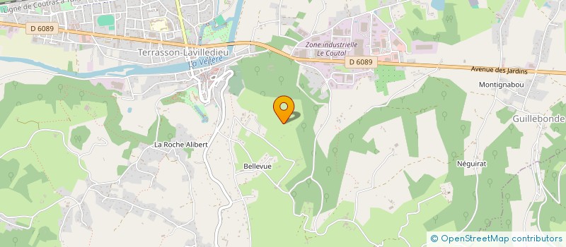 localisation de l'entreprise MADAME CELINE BIZAC  TERRASSON-LAVILLEDIEU