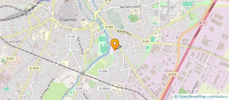 localisation de l'entreprise MADAME CELINE BIZARD à CHARTRES