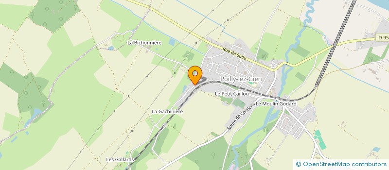 localisation de l'entreprise MADAME CELINE BLANC  POILLY-LEZ-GIEN
