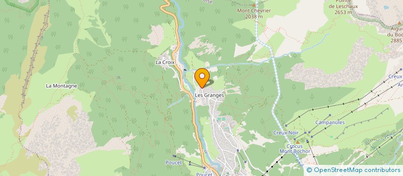 localisation de l'entreprise MADAME CELINE BLANC  PRALOGNAN-LA-VANOISE