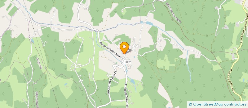 localisation de l'entreprise MADAME CELINE BLANCHET  BEAUREGARD ET BASSAC