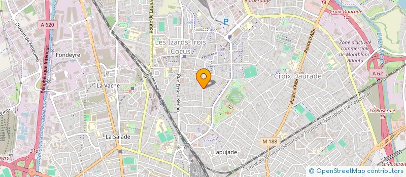 localisation de l'entreprise MADAME CELINE BLANQUET  TOULOUSE