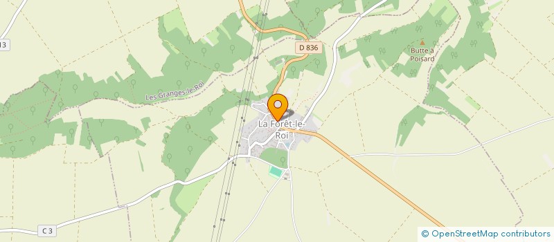 localisation de l'entreprise MADAME CELINE BLOUQUIT  LA FORET-LE-ROI