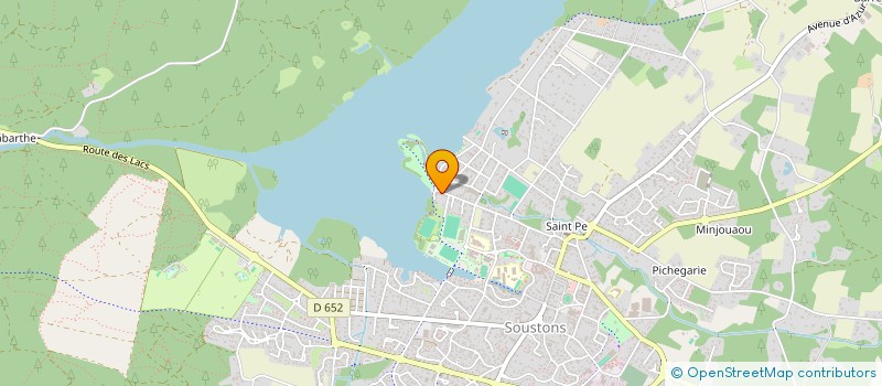 localisation de l'entreprise MADAME CELINE BOBET  SOUSTONS