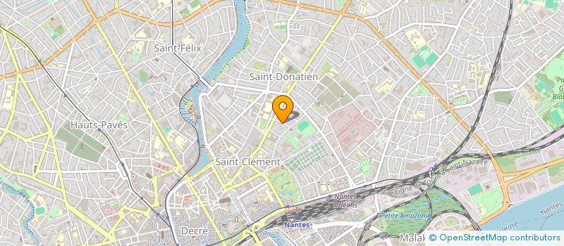 localisation de l'entreprise MADAME CELINE BOBIN à NANTES