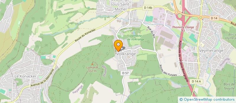 localisation de l'entreprise MADAME CELINE BOCQUI  THIONVILLE