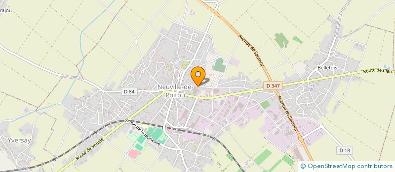 localisation de l'entreprise MADAME CELINE BODIN  NEUVILLE-DE-POITOU