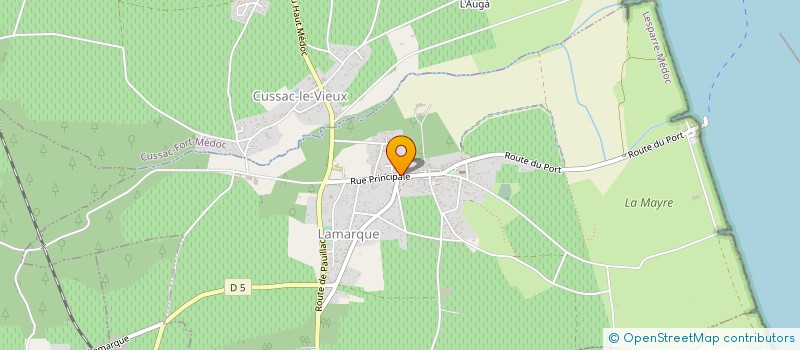 localisation de l'entreprise MADAME CELINE BOIDRON  LAMARQUE