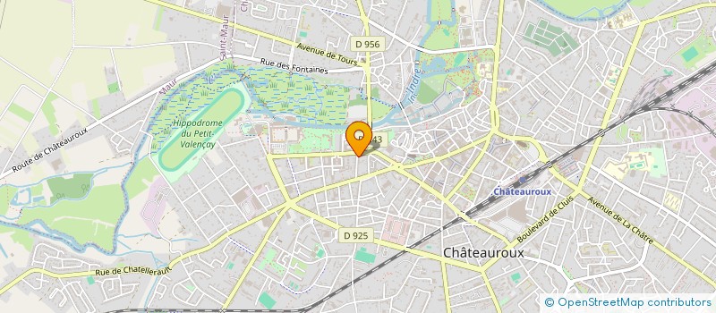 localisation de l'entreprise MADAME CELINE BOILEVE à CHATEAUROUX