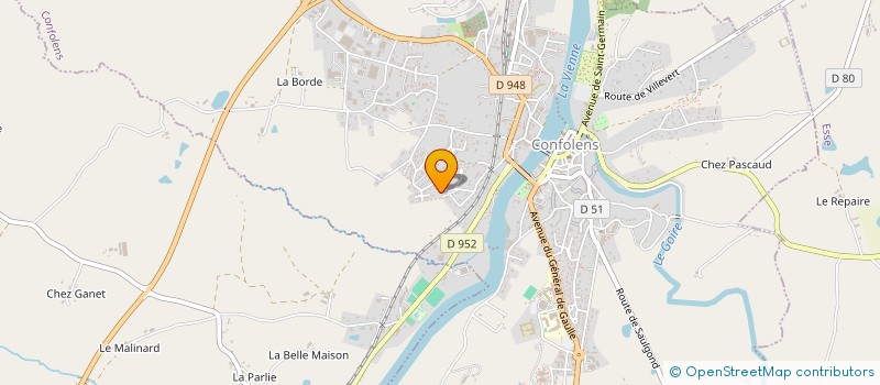 localisation de l'entreprise MADAME CELINE BOINEAU à LESSAC