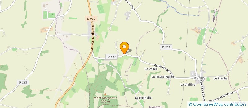 localisation de l'entreprise MADAME CELINE BOISGONTIER à DOMFRONT-EN-POIRAIE