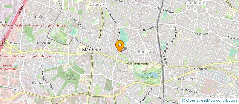 localisation de l'entreprise MADAME CELINE BOISROUX à MERIGNAC