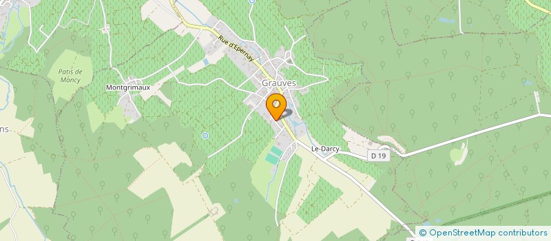 localisation de l'entreprise MADAME CELINE BOIVIN  GRAUVES