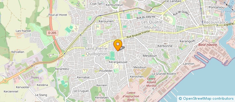 localisation de l'entreprise MADAME CELINE BOMY à BREST
