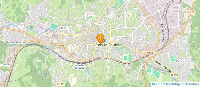 localisation de l'entreprise MADAME CELINE BON à LONS-LE-SAUNIER