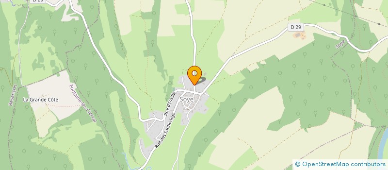 localisation de l'entreprise MADAME CELINE BONDENET  SOYE