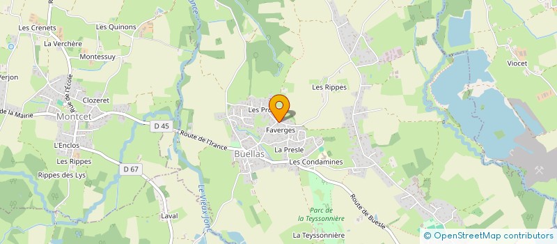 localisation de l'entreprise MADAME CELINE BONENFANT  BUELLAS