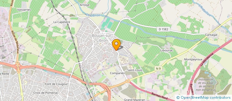 localisation de l'entreprise MADAME CELINE BONNAFOUX  VALRAS-PLAGE