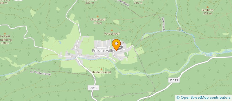 localisation de l'entreprise MADAME CELINE BONNEAU  ERCKARTSWILLER