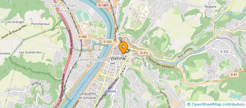 localisation de l'entreprise MADAME CELINE BONNEFOI à VIENNE