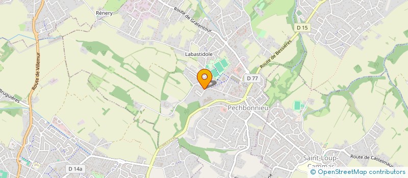 localisation de l'entreprise MADAME CELINE BONNET  PECHBONNIEU