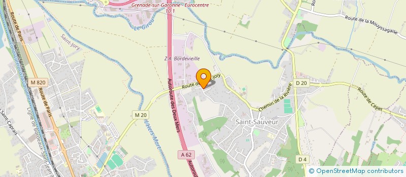 localisation de l'entreprise MADAME CELINE BONNET  SAINT-SAUVEUR