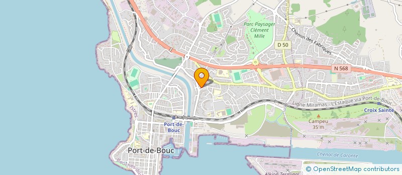 localisation de l'entreprise MADAME CELINE BONNY  PORT-DE-BOUC