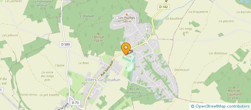 localisation de l'entreprise MADAME CELINE BOQUET  VILLERS-SUR-COUDUN