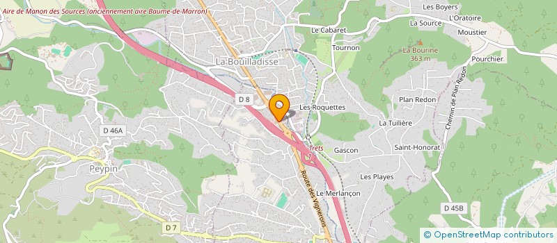 localisation de l'entreprise MADAME CELINE BORDONI  LA DESTROUSSE