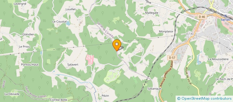 localisation de l'entreprise MADAME CELINE BOUCHER  CARLUX