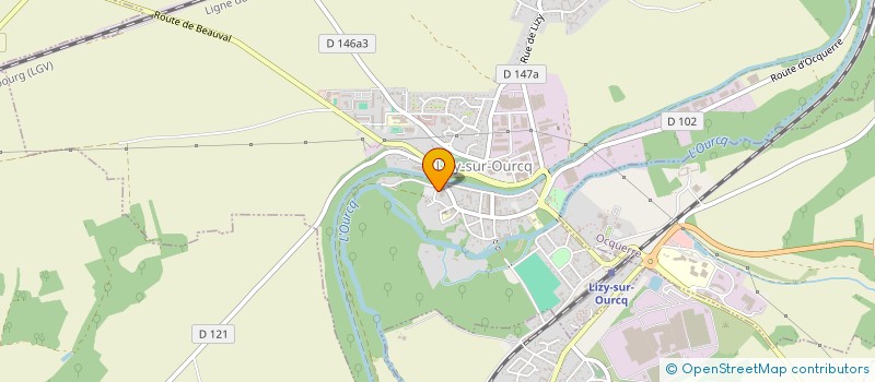 localisation de l'entreprise MADAME CELINE BOUCHERAT  LIZY-SUR-OURCQ