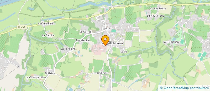 localisation de l'entreprise MADAME CELINE BOUCHEREAU  OREE-D'ANJOU