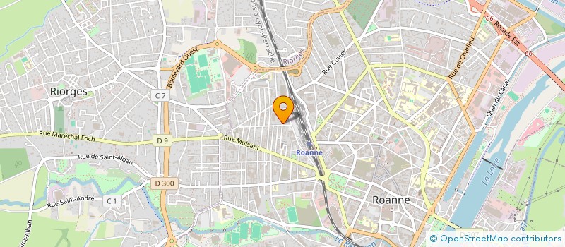 localisation de l'entreprise MADAME CELINE BOUCHERY  ROANNE