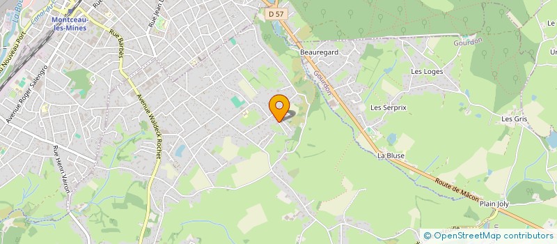 localisation de l'entreprise MADAME CELINE BOUCHOT à SAINT-VALLIER
